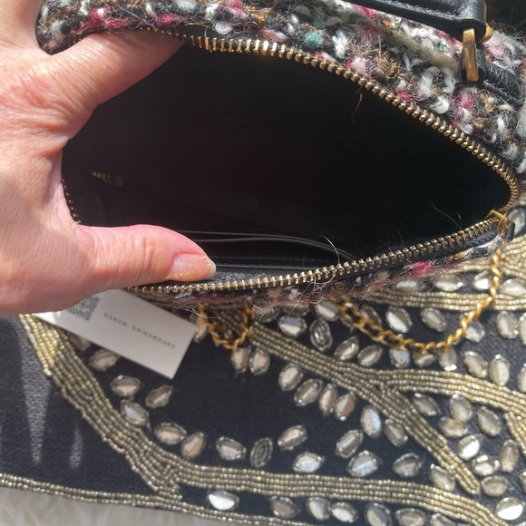 NWT Tory Burch tweed Britten top handle - Picture 6 of 12
